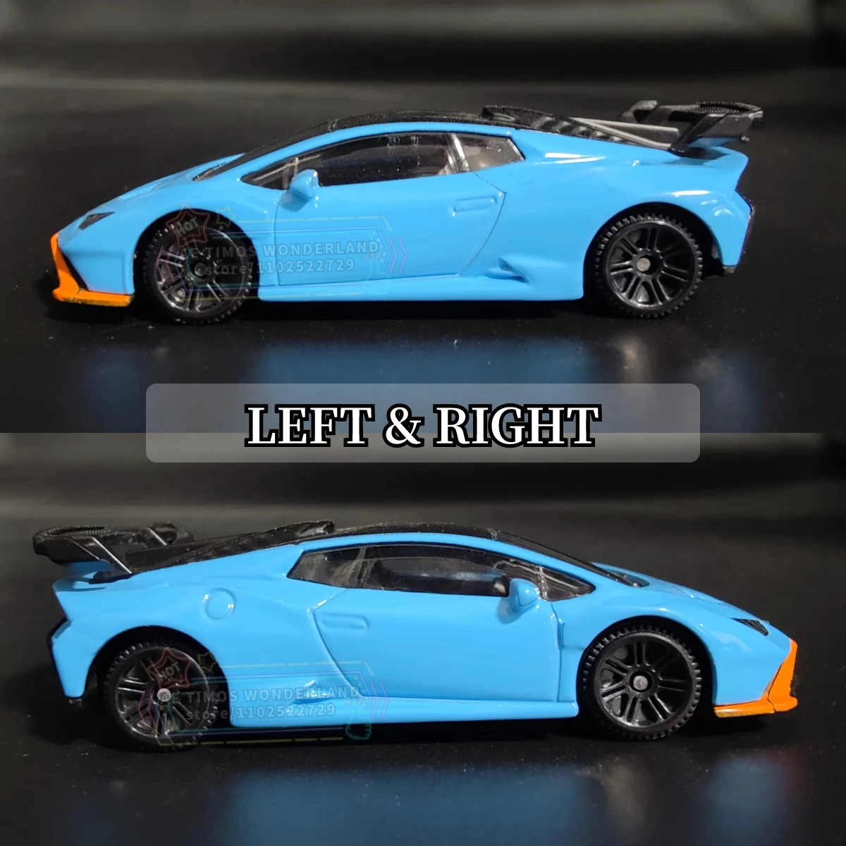 Scale 1/64 Lamborghini Huracan STO Replica Metal Mini Car Model Miniature Art Vehicle Figure Diecast Ornament Kid Xmas Gift Toy