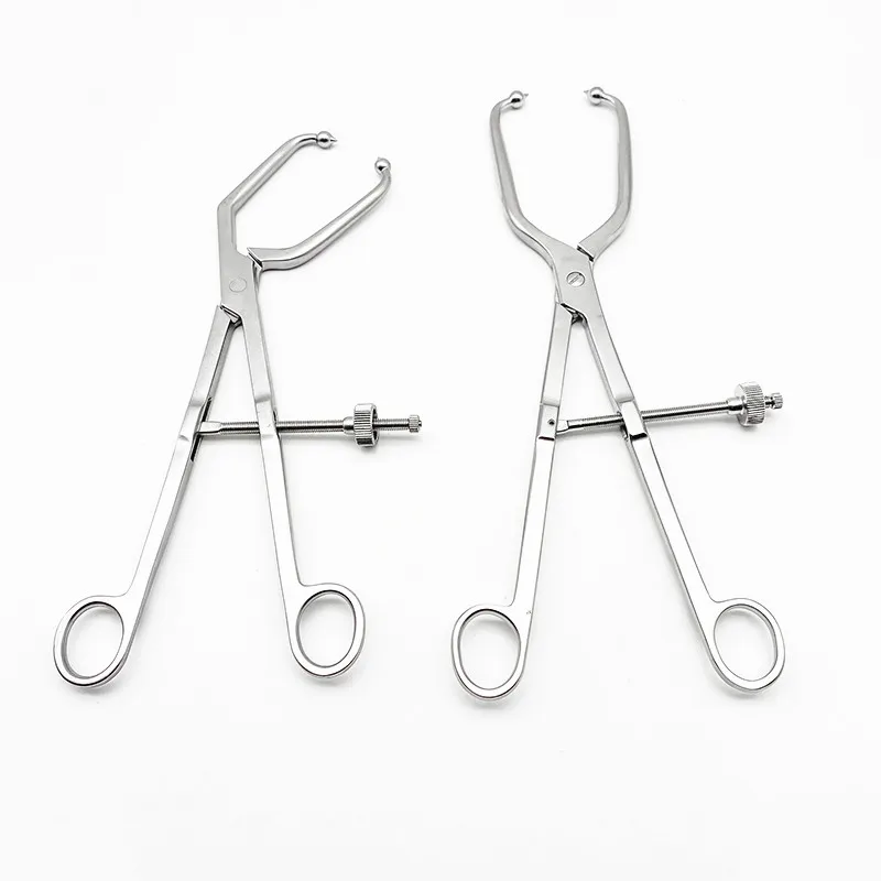 

Orthopedic Acetabular Reduction Forceps Pelvic Lateral Curved Bone Reduction Forcep with Point Reconstructive Plate