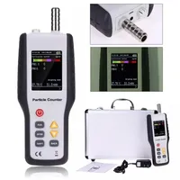 HT-9600 PM2.5 PM10 Detector Particle Dust Particle Counter Air Pollution Detector Particle Dust Meter 2.8in LCD Display