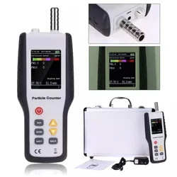 HT-9600 PM2.5 PM10 Detector Particle Dust Particle Counter Air Pollution Detector Particle Dust Meter 2.8in LCD Display