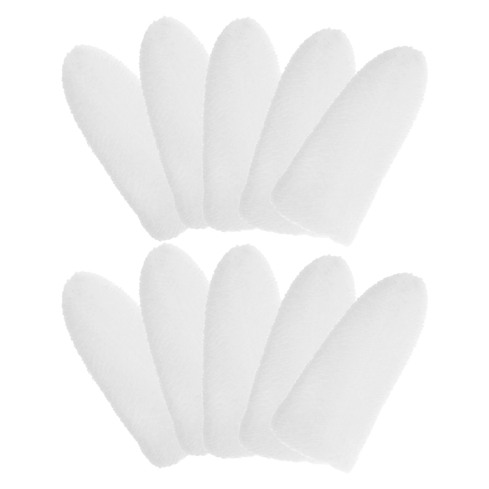 10pcs Pet Cleaning Finger Cots Nylon Dog Cat Tooth Wipes White al Health Plaque Removal Gentle Brush Pet Supplies