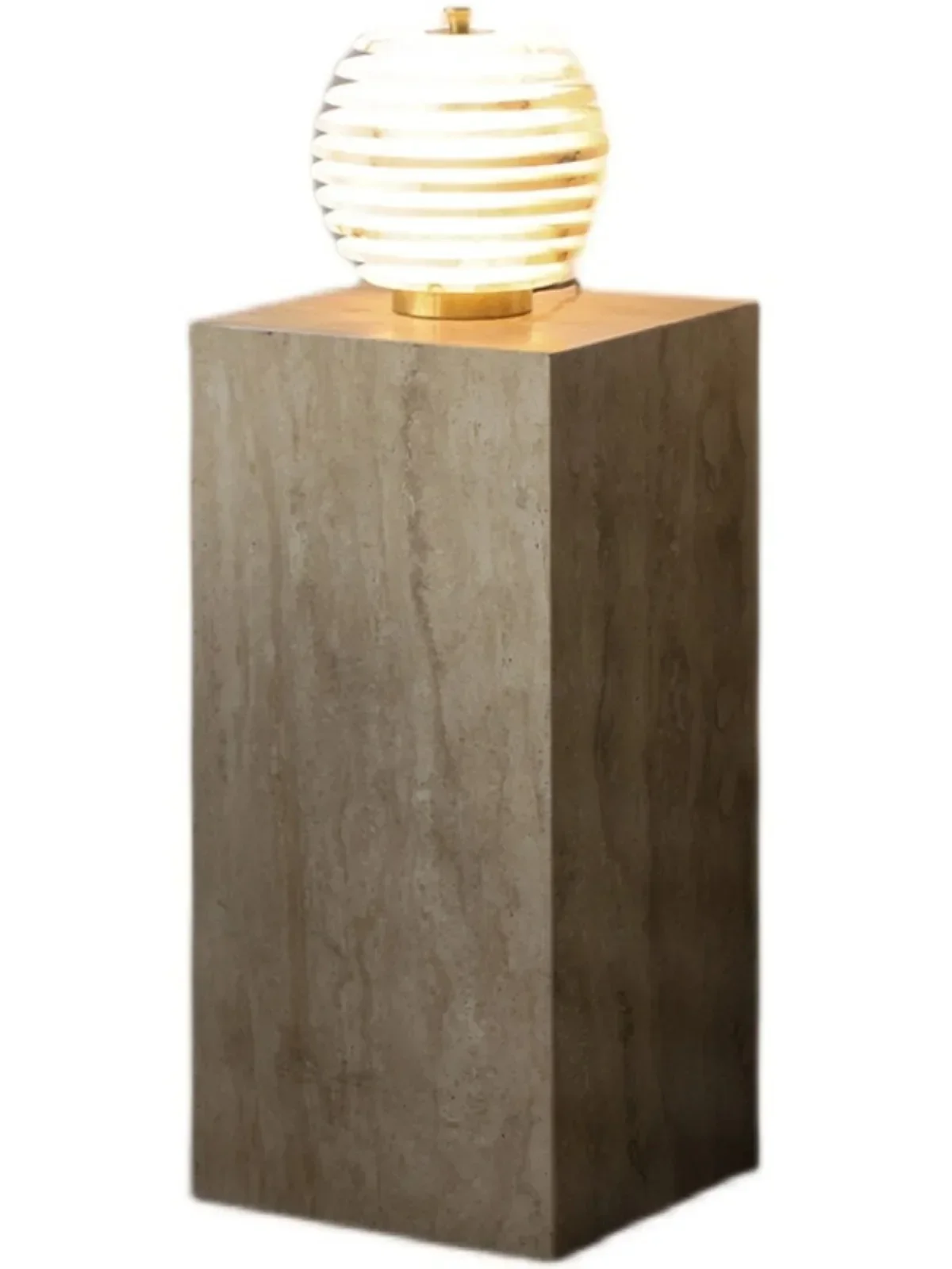 

Huangdong stone base ornament, floor-to-ceiling stone pillar base next to the TV cabinet in the entrance of the living room