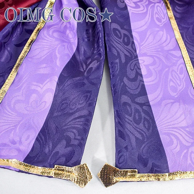 Genshin Impact Raiden Shogun Cosplay Costume Jacquard Fabric Uniform Wig Anime Chinese Style Halloween Costumes for Women Game