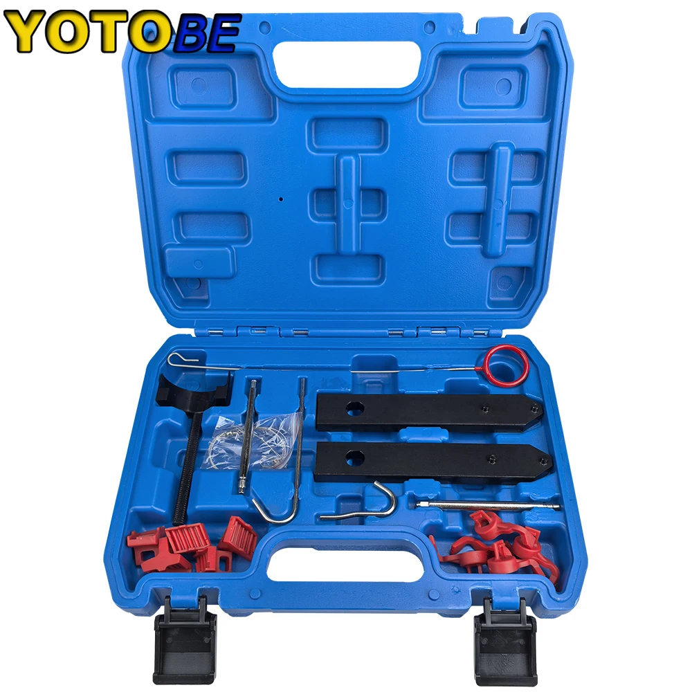 

1 комплект инструментов для синхронизации двигателя для Jeep Chrysler 2.0T, масляный насос двигателя, инструмент для балансировочного вала, инструмент для регулировки и выравнивания масляного насоса