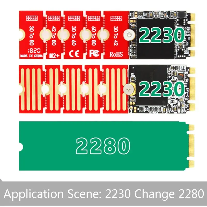 M2 M2PLUS NGFF NVME M.2 Extended Transfer 2230, 2242, 2260, 2280 Aircraft M2 CHANGE LONG SIZE NVME NGFF M.2 U.2 M3 M.3 SSD