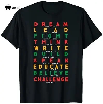 Black History Month African American Country Celebration T-Shirt Tee Shirt Custom Aldult Teen Unisex Digital Printing Tee Shirt