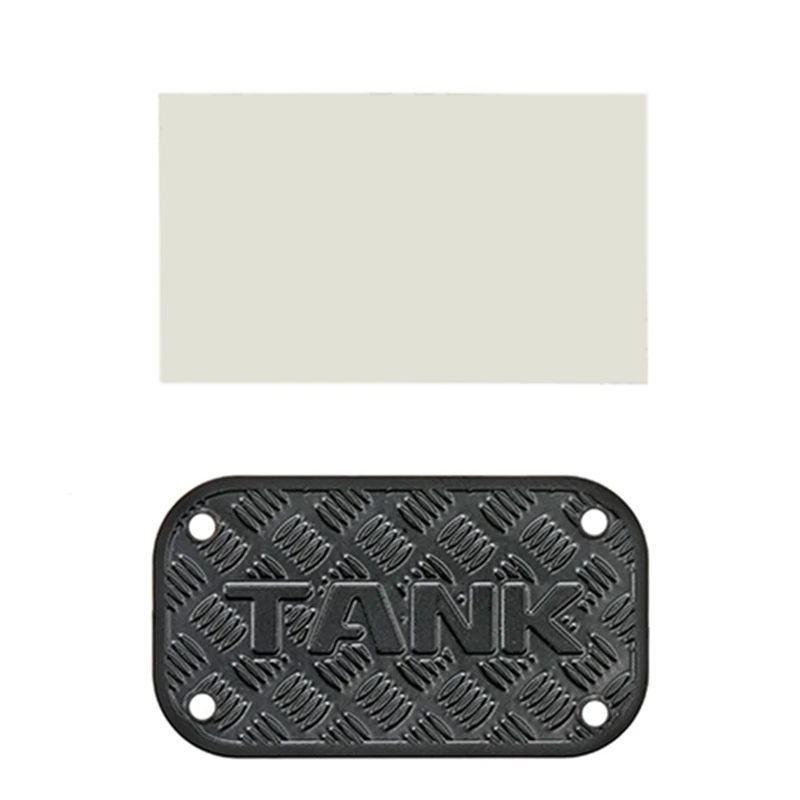 Metalen Simulatie Tankdop Badge Voor Tractie Hobby KM TANK 300 1/8 RC Crawler Auto Upgrade Onderdelen Decoratie