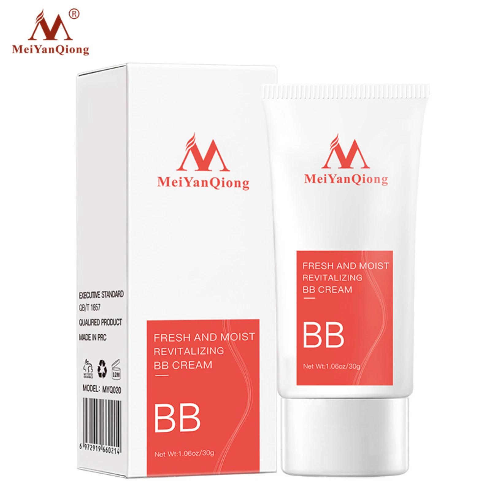 Meiyanqiong-base revitalizante hidratante con ácido hialurónico, brillo saludable, minimiza las imperfecciones, Natural