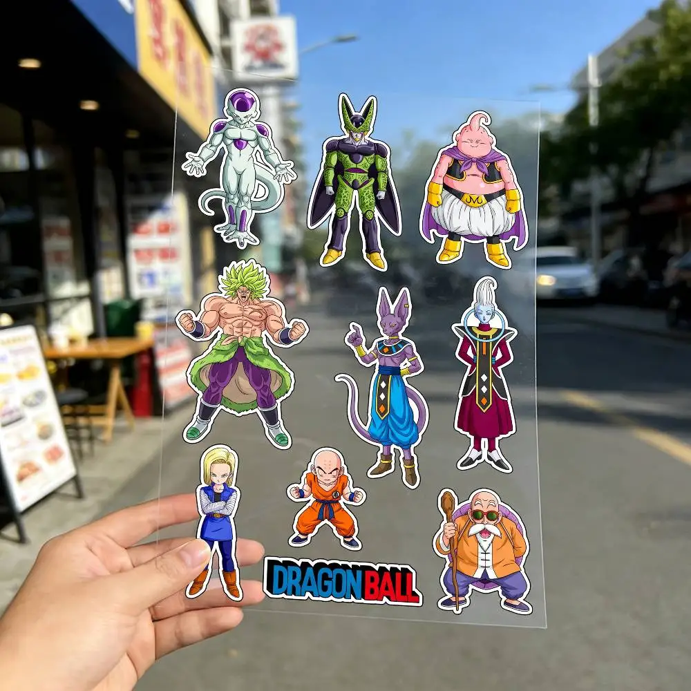 DRAGON BALL Long Lasting Waterproof Reflective Sticker Scratch Conceal Fit Motorcycle Car Helmet Fridge Water Cup Decals