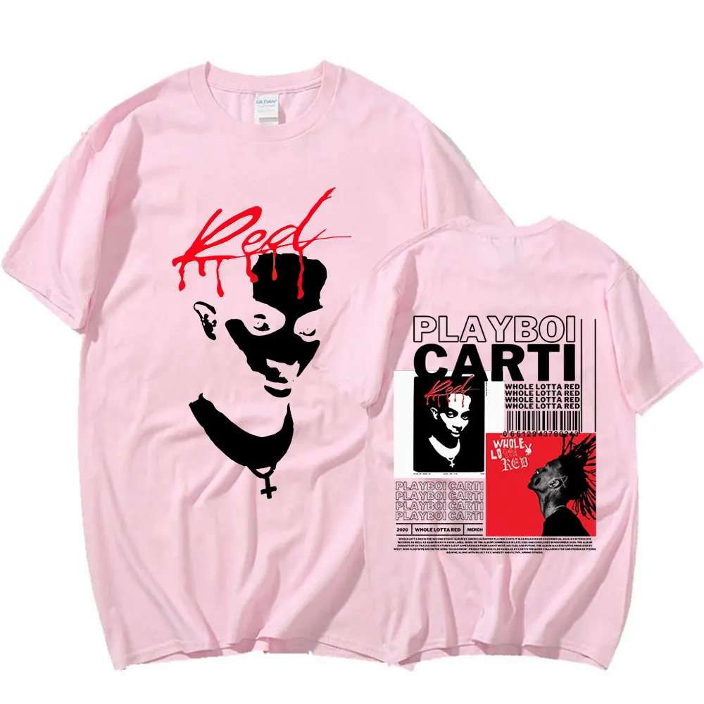 Rapper Playboi Carti T Shirt Music Album Whole Lotta Red Graphic T