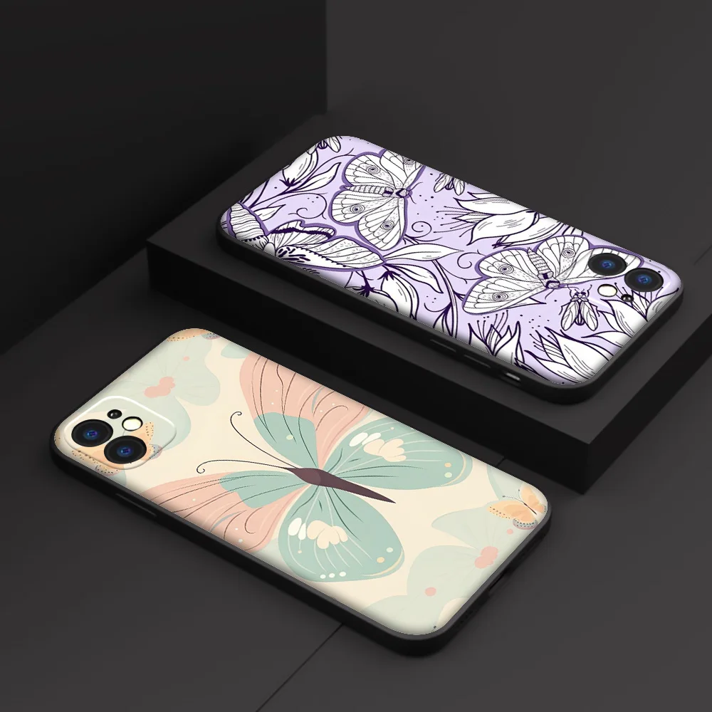 Phone Case for Huawei Nova 5T 4E 3i 3 2 2i Y6 Y6P Y7 Y9 Honor 20 20s 9X 7C Prime Lite 2019 New Cover TW38 Butterfly & Floral