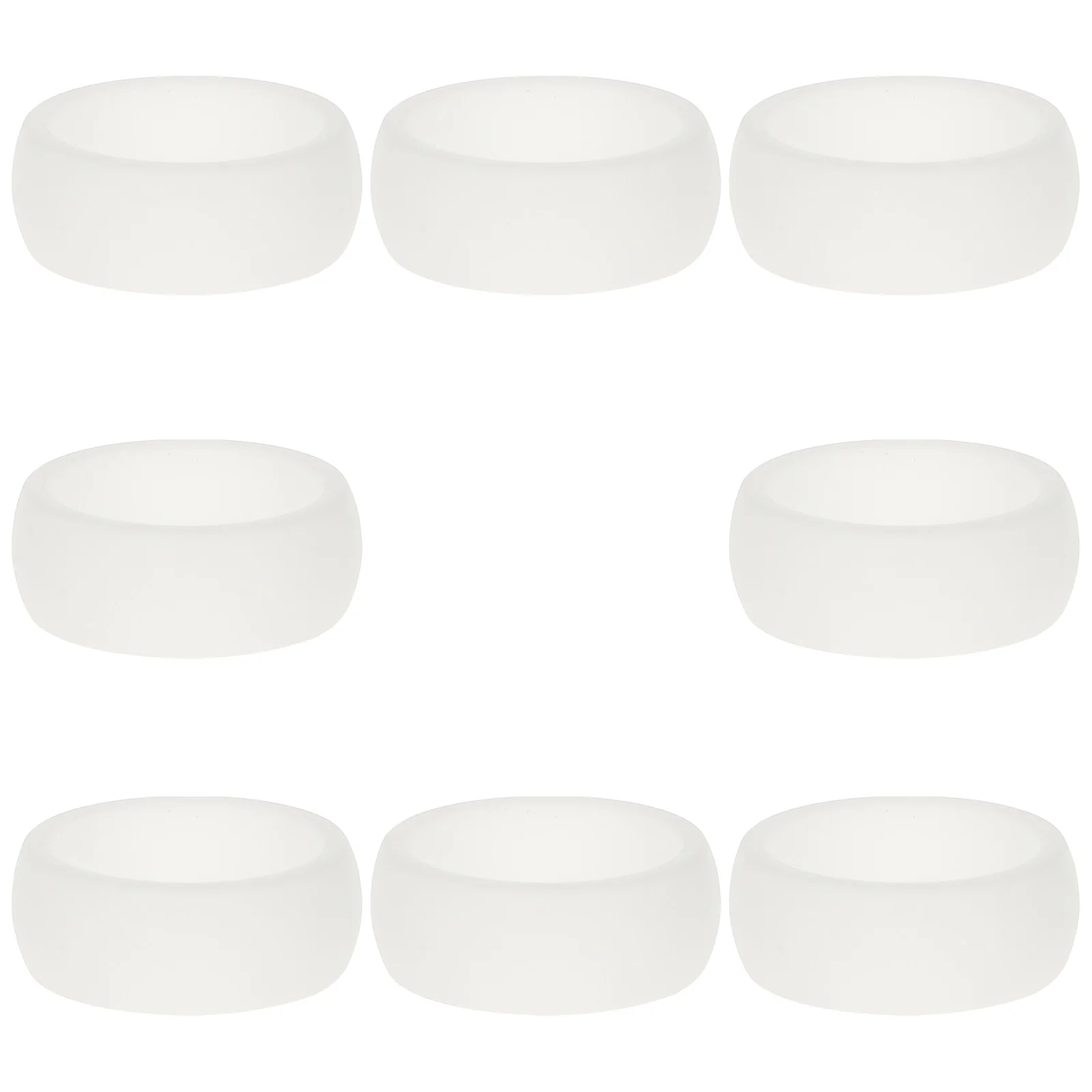 8pcs Sports Silicone for Men Fitness Finger Bands Mens Workout Rings Ergonomic Comfortable Skin-Friendly Flexible Wedding Ring - Image 6