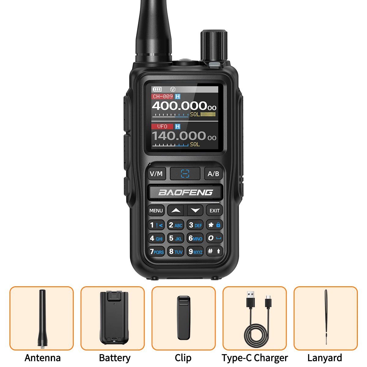 宝峰UV-5Rミニ無線機 Bluetoothプログラミング ワイヤレスコピー周波数