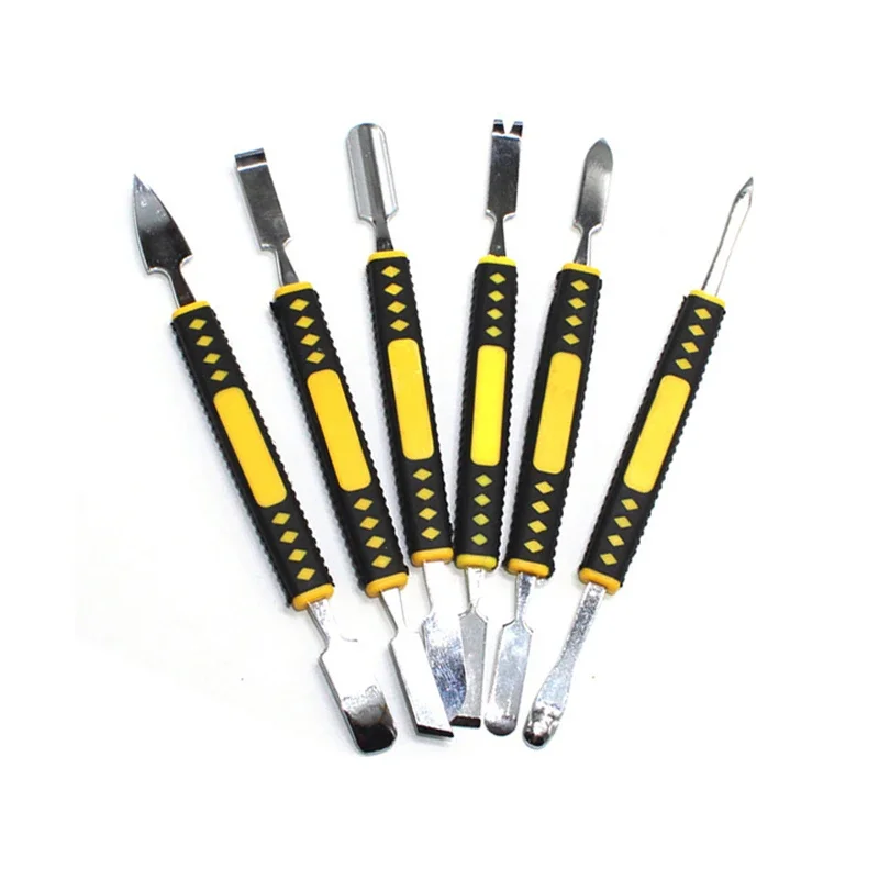 6Pcs Mini Metal Prying Opening Repair Tool Multi Home Appliance Disassemble Tool Electronic Repair Spudger Mobile Phone