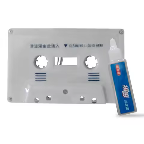New Cassette Tape Head Cleaner Demagnetizer Kits Audio Deck Household Tape Player Cleaning Products Recorder Fluids