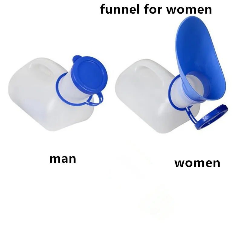 1000ML Plastic Unisex Portable Mobile Urinal Toilet Aid Bottle Urinal Pee bottle Journey Travel Kits Camping Travel Outdoor tool image 4