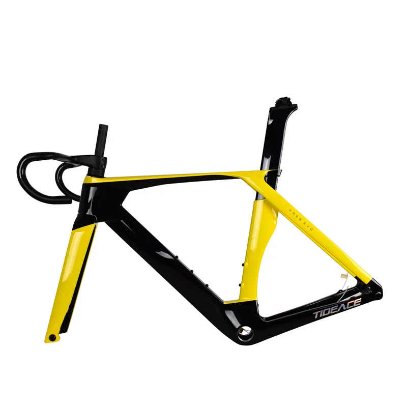 Pro ARES Custom Paint Aero Carbon Road Bike Frame 700C Disc Brake Racing Bicycle Frameset Professional Team Edition Cycling