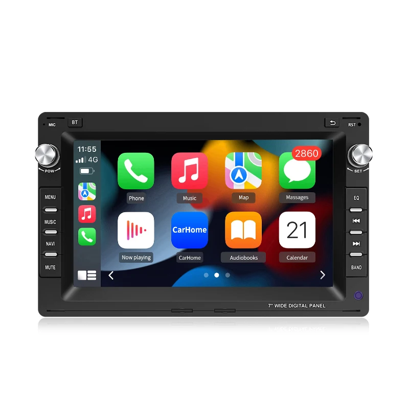 Junsun 4G Android autoradio voor VW Golf 4 MK4 Passat B5 Polo Bora Jetta T5 Transporter GPS WiFi Bluetooth FM RDS draadloze CarPlay Android Auto touchscreen - afbeelding 2