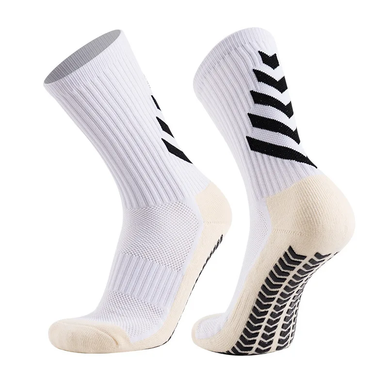 

1 Pairs New Men Women Soft Breathable Anti-slip Football Socks Running Soccer Basketball Cycling Sports Grip Socks