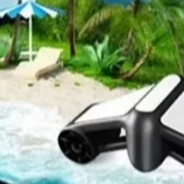 Electric Underwater Sea Scooter 500W High Speed, 60 Minutes Battery Life for Snorkeling Diving