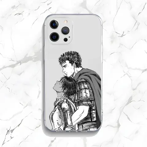 कॉमिक बी-बर्सर्क गट्स कैस्का फ़ोन केस iPhone 16,15,14,13,12,11 प्लस, प्रो, मैक्स, XR, XS, X, 7, 8, SE, मिनी के लिए पारदर्शी सिलिकॉन सॉफ्ट 8 best sales कास्टिफाई फोन केस - №5