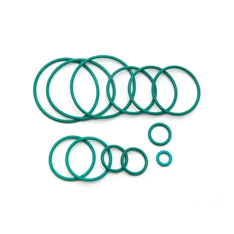 10/50pcs FKM O Ring Sealing Gasket CS 1.5mm OD 5~50mm Insulation Oil Resistant High Temperature Resistance Fluorine Rubber Rings