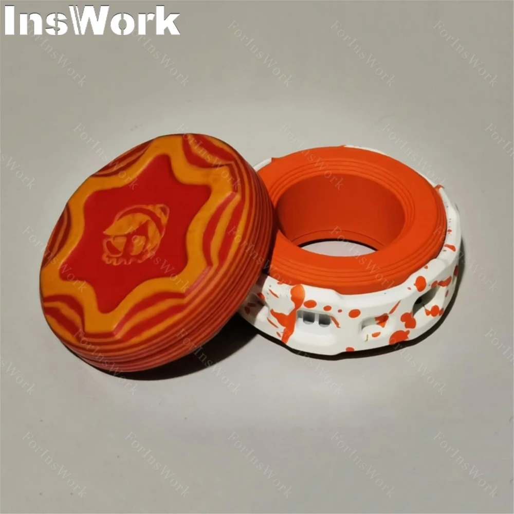 ACEdc The Shadow Raider 2.0 Titanium Orange Carbon Quartz  Fidget Ring Cool Toys Anxiety And Stress Relief Toys For Desk