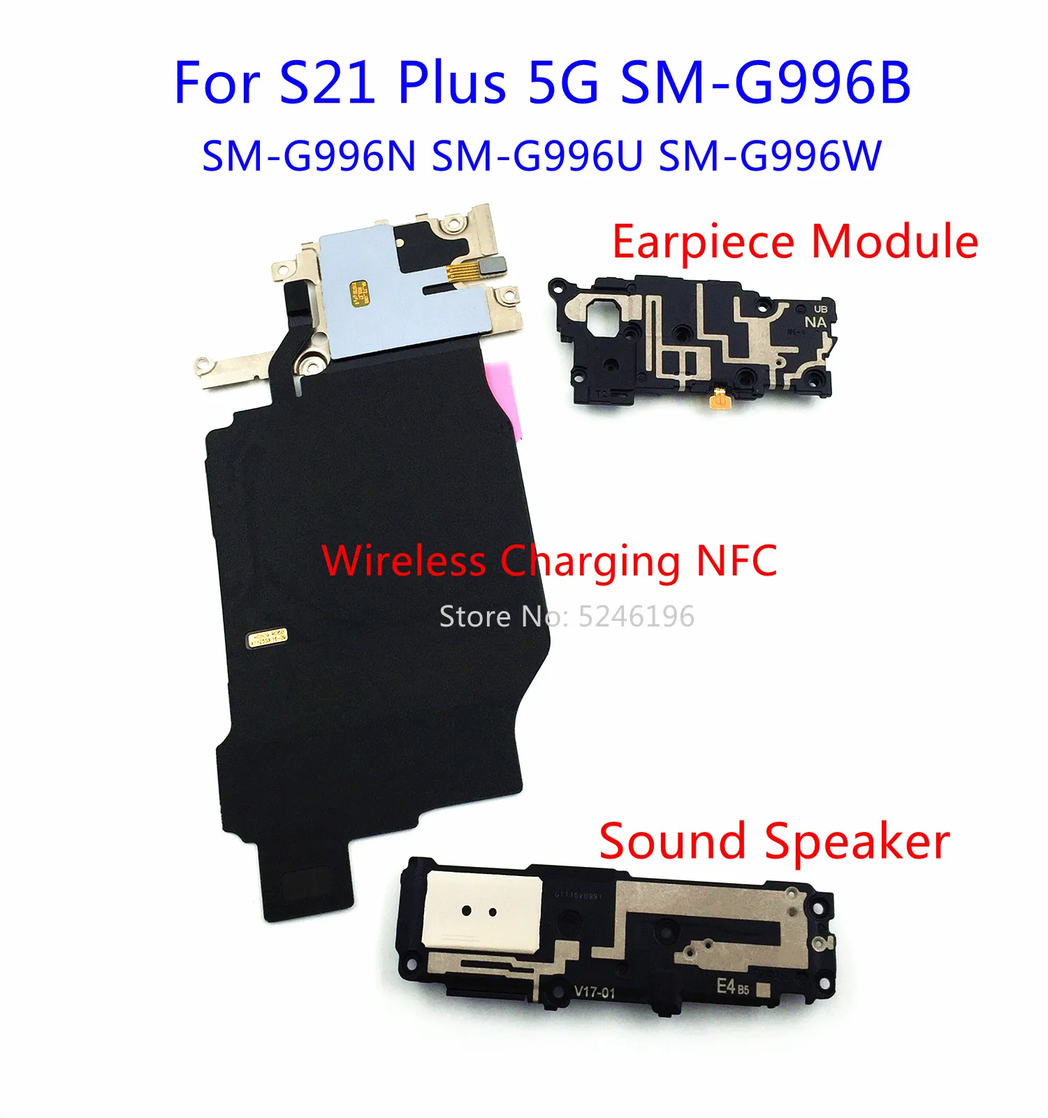 1 個ワイヤレス充電 NFC + イヤホンモジュールボトムサウンド