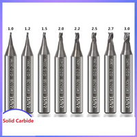 Raise Best Quality Carbide Steel End Milling Cutters For Key Machine Drill Bit 1.0 1.2 1.5 2.0 2.2 2.5 2.7 3.0 Locksmith Tools