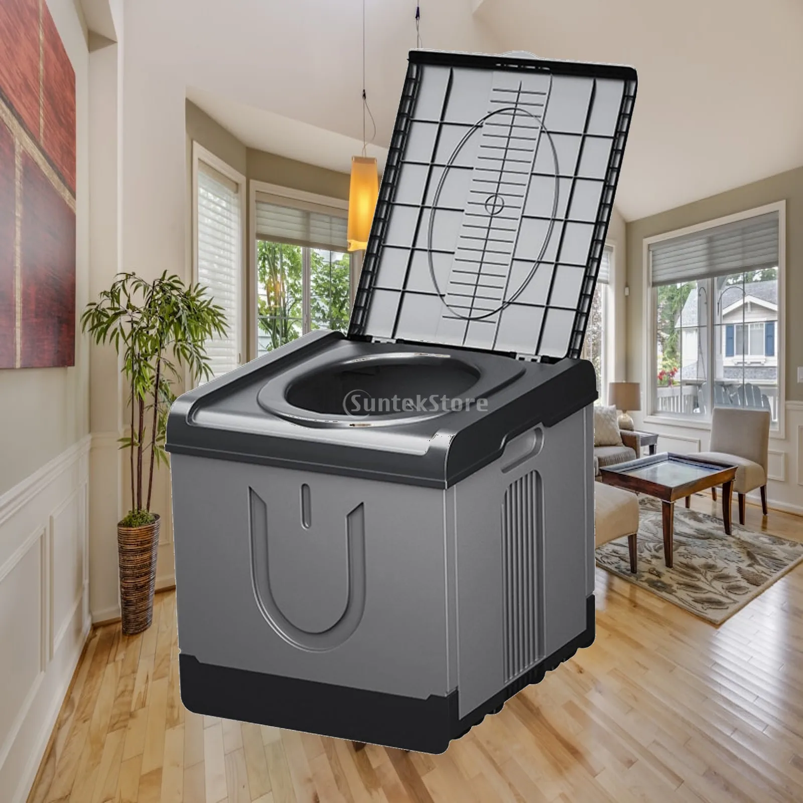 Portable Toilet Emergency Toilet Potty Multifunctional Camping Folding Toilet