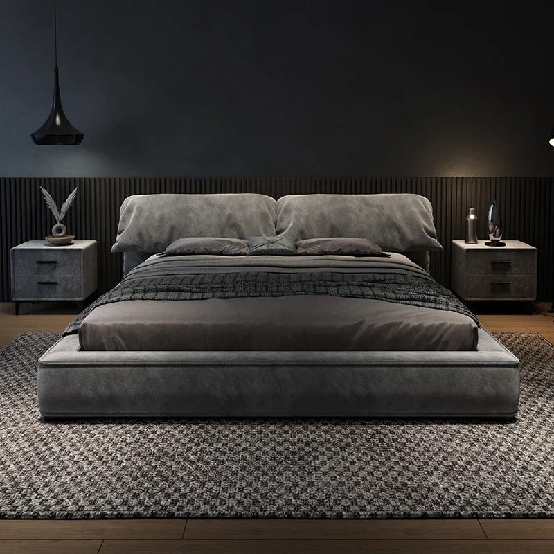 

180x200cm luxury king size bed Base beds and frames king sizebed frames with head board home﻿ bedroom furniture Bed table modern