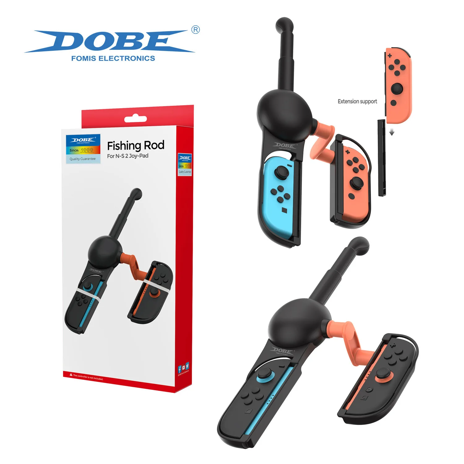

Fishing Rod Game Grip for Nintendo Switch2 Switch OLED Joy-Con Left Right Controller Compatible with Fishing Star