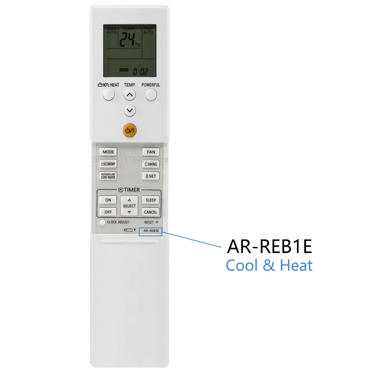 New AR-REB1E For FUJITSU Air Conditioner Remote Control AR-REY1U AR-REB2E AR-REF1E AGHG09KVCA