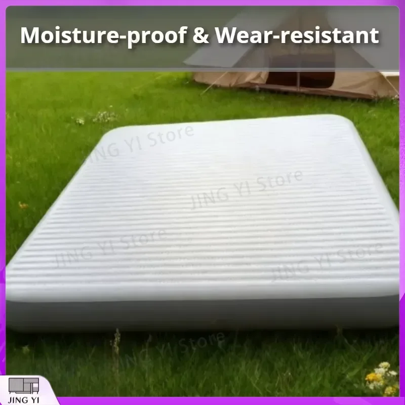 Outdoor Camping Inflatable Mattress Portable Folding Air Bed Moisture Proof Durable Soft Sleeping Pad for Hiking Backpacking