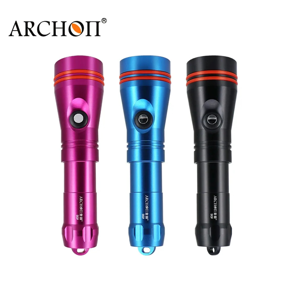 ARCHON – lampe de plongée professionnelle S10P, Portable, éclairage, torche, 2000LM, 6500K