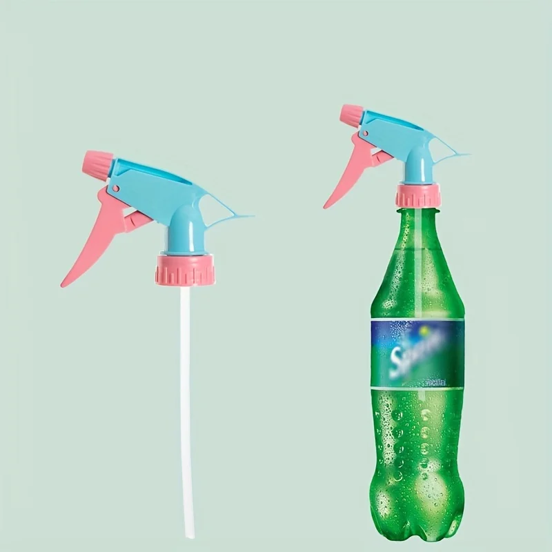 2pcs Water Bottle Nozzle, Beverage Bottle, General Sprinkler, Kettle, Spray, Gardening, Watering, Hand Pressure Atomization