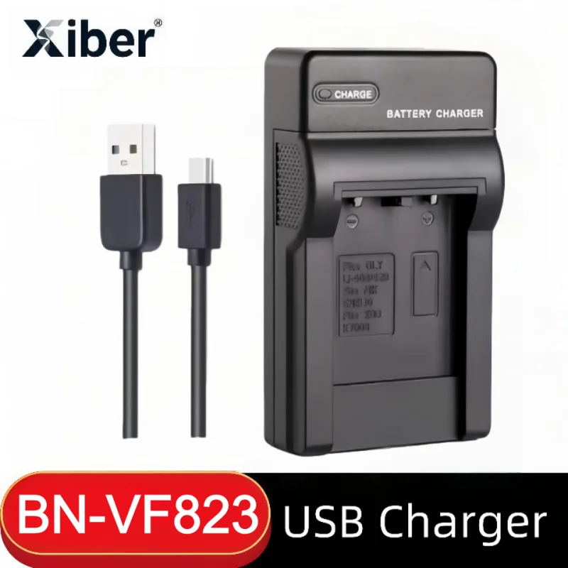 

Xiber BN-VF823 BN-VF808 BN-VF815 Battery Charger For JVC BN-VF808U VF815U VF823U GR-D720 D728 D740 D750 D760 D771 DA30 camera
