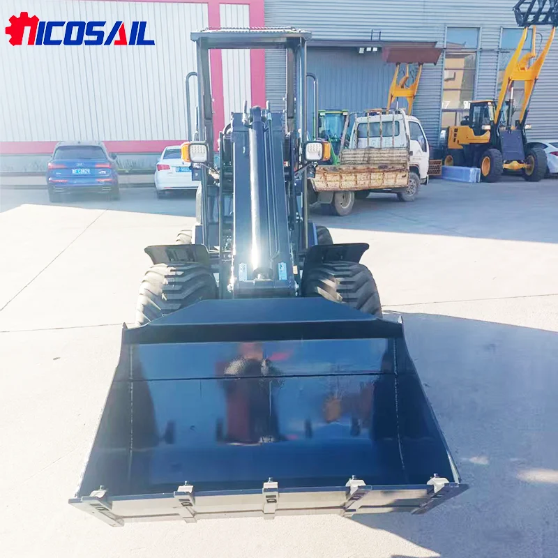 Free Shipping Small Telescopic Loader 4WD Forklift Articulated with Attachment Eaton Hydraulic Pump Engine 26HP for Sale