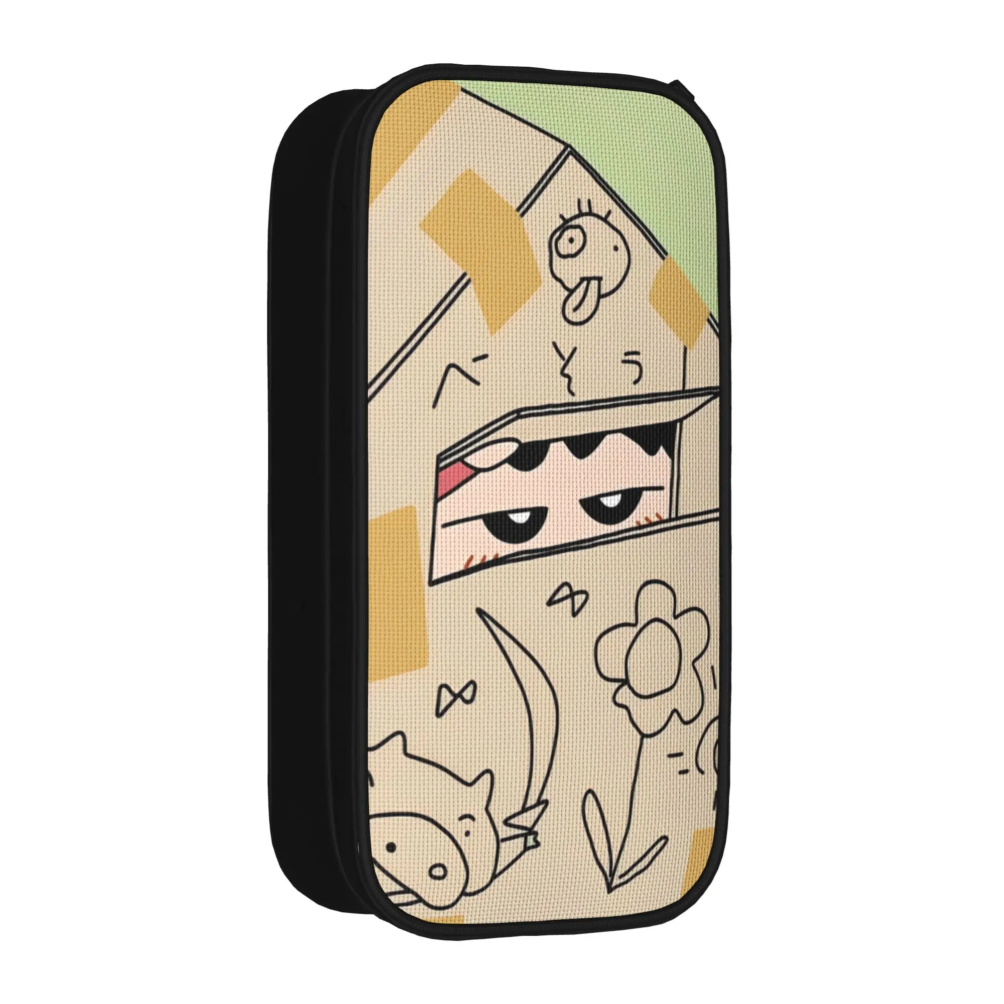 

Crayon Shins-chans Cartoon Anime Pencil Cases Creative Pen Bag Kids Large Storage Office Zipper Pencil Box