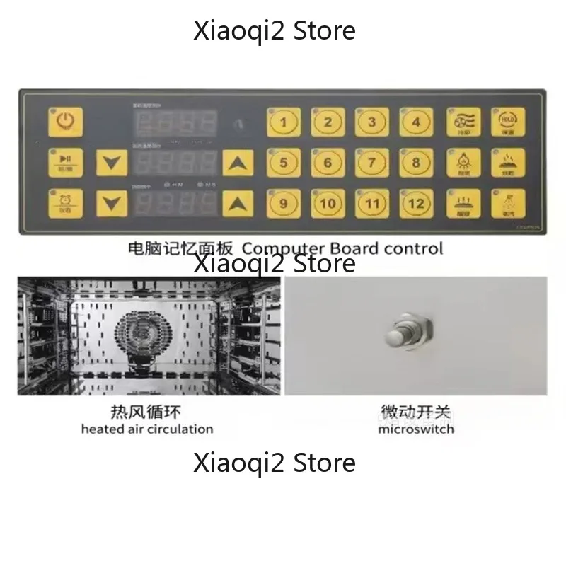 Mini Multi-Function Convection Oven 5/10 Trays Commercial Countertop Space-Saving Hot Air Circulation Oven
