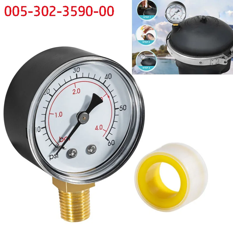 

Pressure Gauge 005-302-3590-00 Fits for Paramount All Cleaning Valves, Caretaker Cleaning Valves & Ultra Flex Pressure Switch