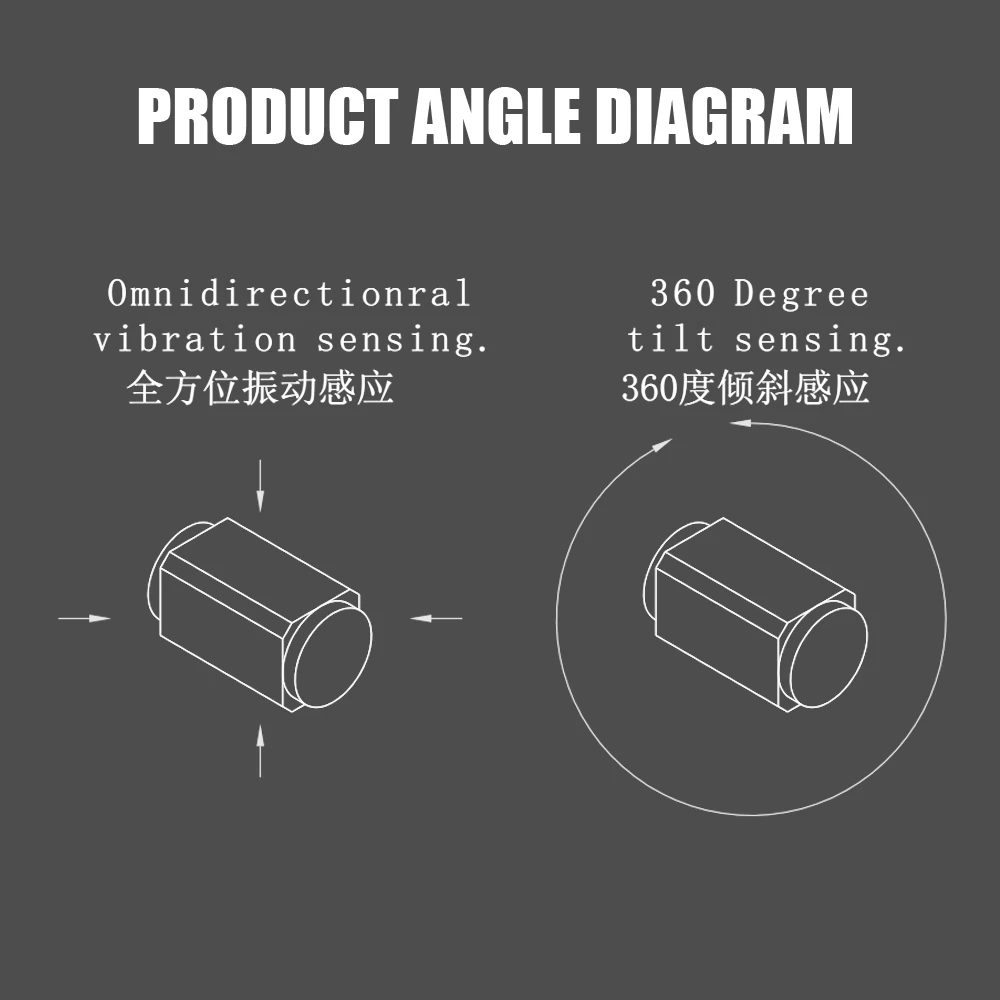 50PCS Sensor China GBeelee BL-2030 Sampel Gratis Sensor Saklar Kemiringan Pintu Dengan Sensor Gerak Sensitivitas Tinggi Saklar Getaran