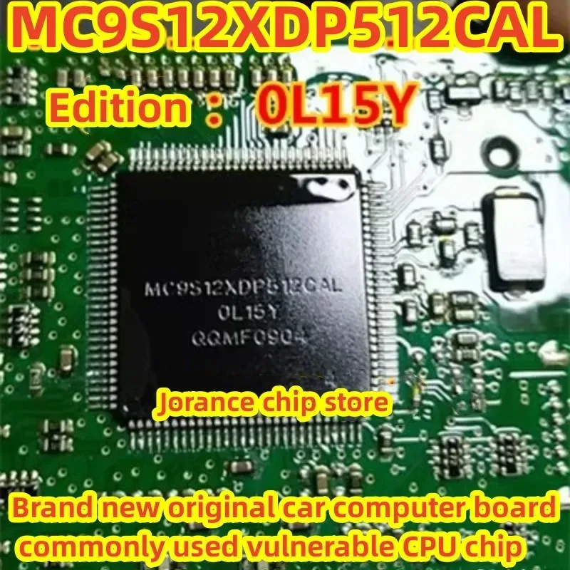 Carte mère d'ordinateur de voiture MC9S12XDP512CAL 0L15Y QFP112, neuve et originale, avec puce CPU vulnérable couramment utilisée