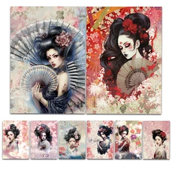 Rice Paper Original Design WuleeGifts Japanese Style Sakura Retro Scrapbooking Decoration Vintage Junk Journal S24052801 8PCS