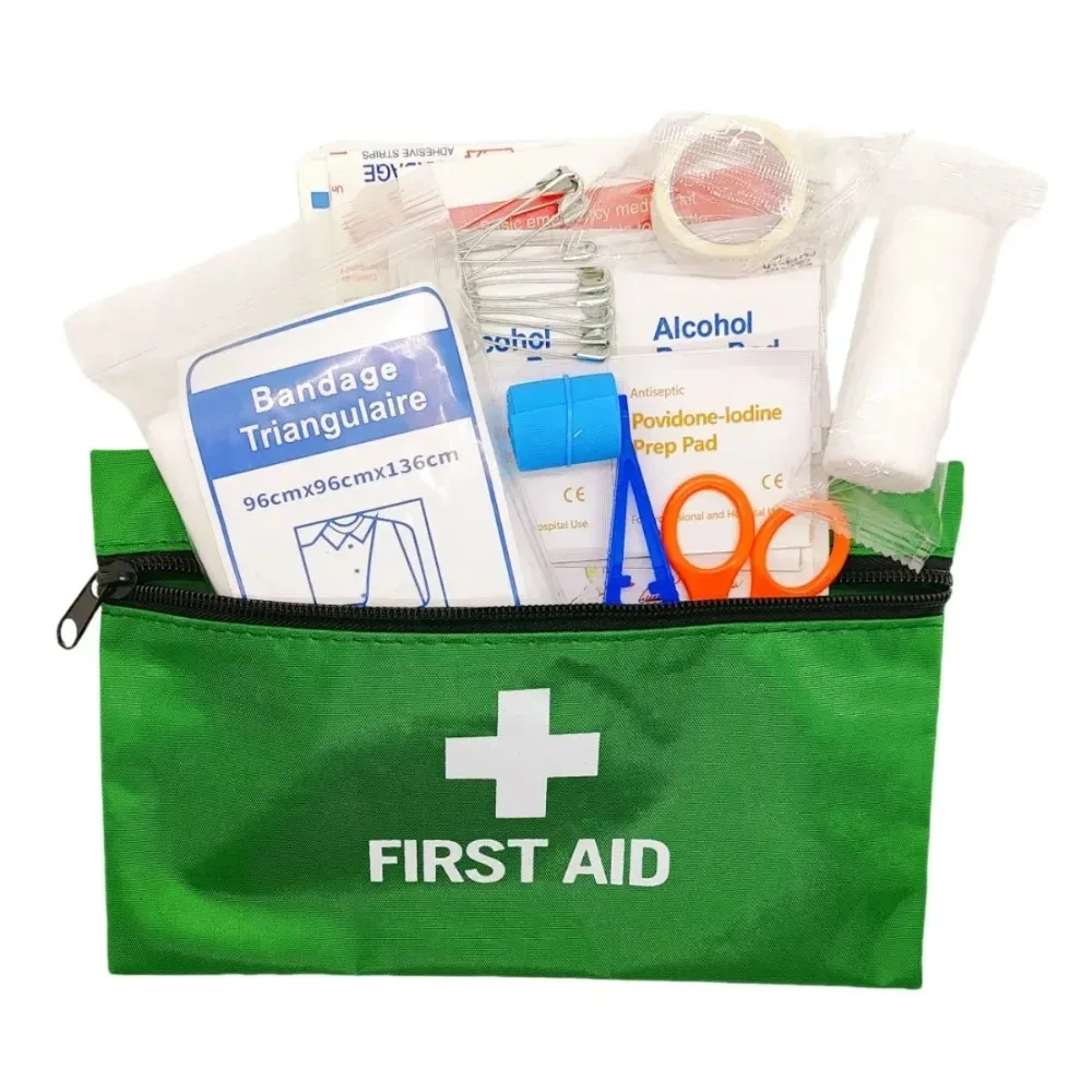Professional Trauma First Aid Kit Compact Lightweight Emergency Outdoor Camping Hiking Travel Home Survival Medical Bag Pouch