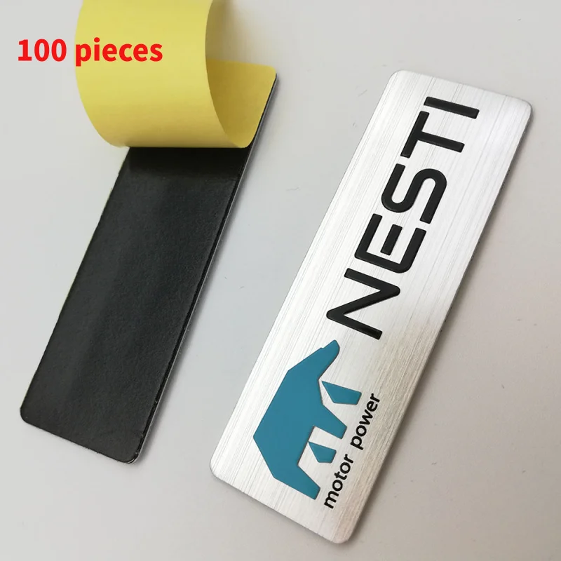 

10 0.Zhang.Custom.2021 die casting label plate printing aluminum custom logo stickers/sticker metal