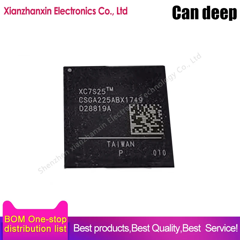 1PCS/LOT  XC7S25-CSGA225  XC7S25 BGA225 Master processor chip programmable IC in stock