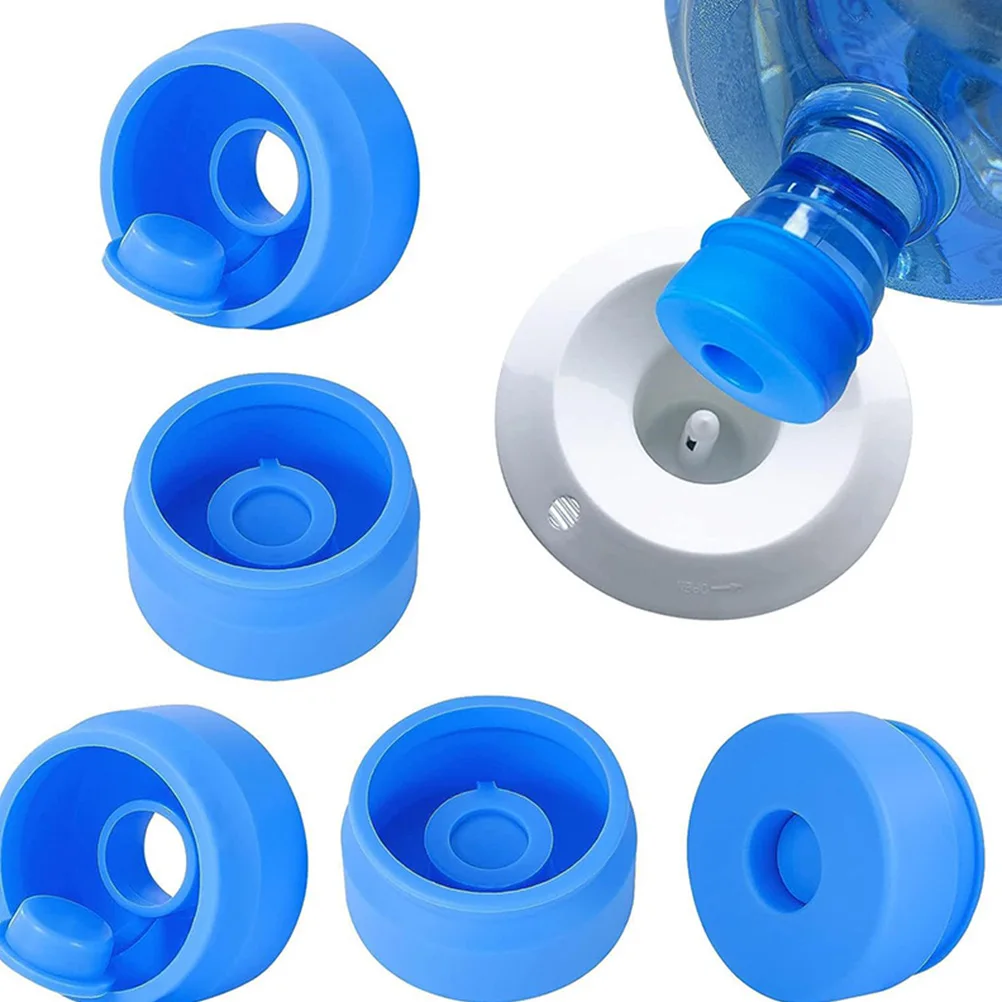 

3PCS Water Sealing Silicone Cover Bucket Reusable Water Bucket Lids Silicone Bottle Caps Tops Reusable Bottle Caps Jug Cover