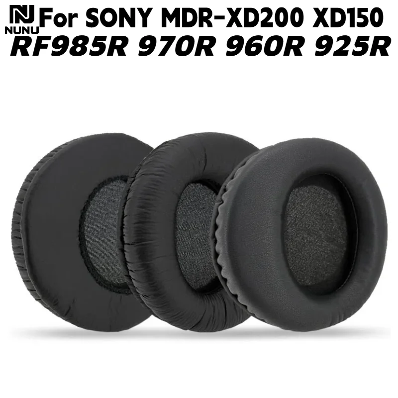 

NUNU Replacement Protein skin /Wrinkled skin Ear Pads for SONY MDR-XD200 XD150 RF985R 970R 960R 925R Headphones Repair Parts