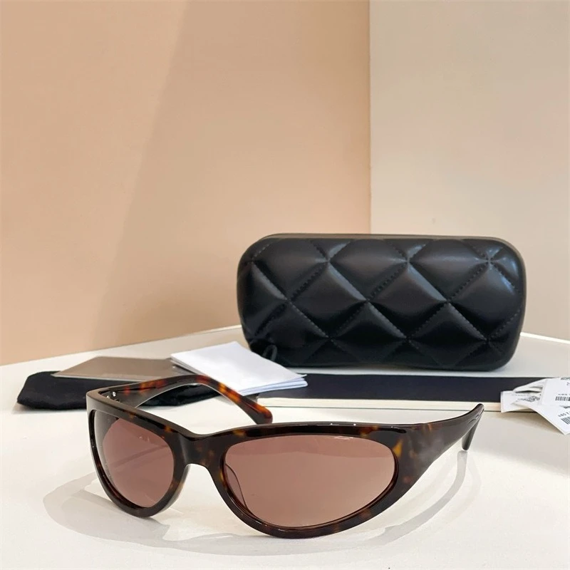 

Солнцезащитные очки Euro-American Trend CH9188: роскошные дизайнерские ретро-очки «кошачий глаз» с стеганым чехлом, унисекс, выбор знаменитостей